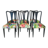 Chaises de salle à manger vintage italiennes par Osvaldo Borsani, années 1940, ensemble de 6.
