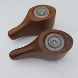 Scandinavian teak pepper shaker