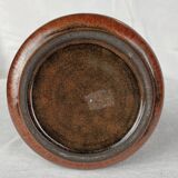 Vase made in Denmark brown and green