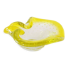 Empty yellow Murano glass pocket