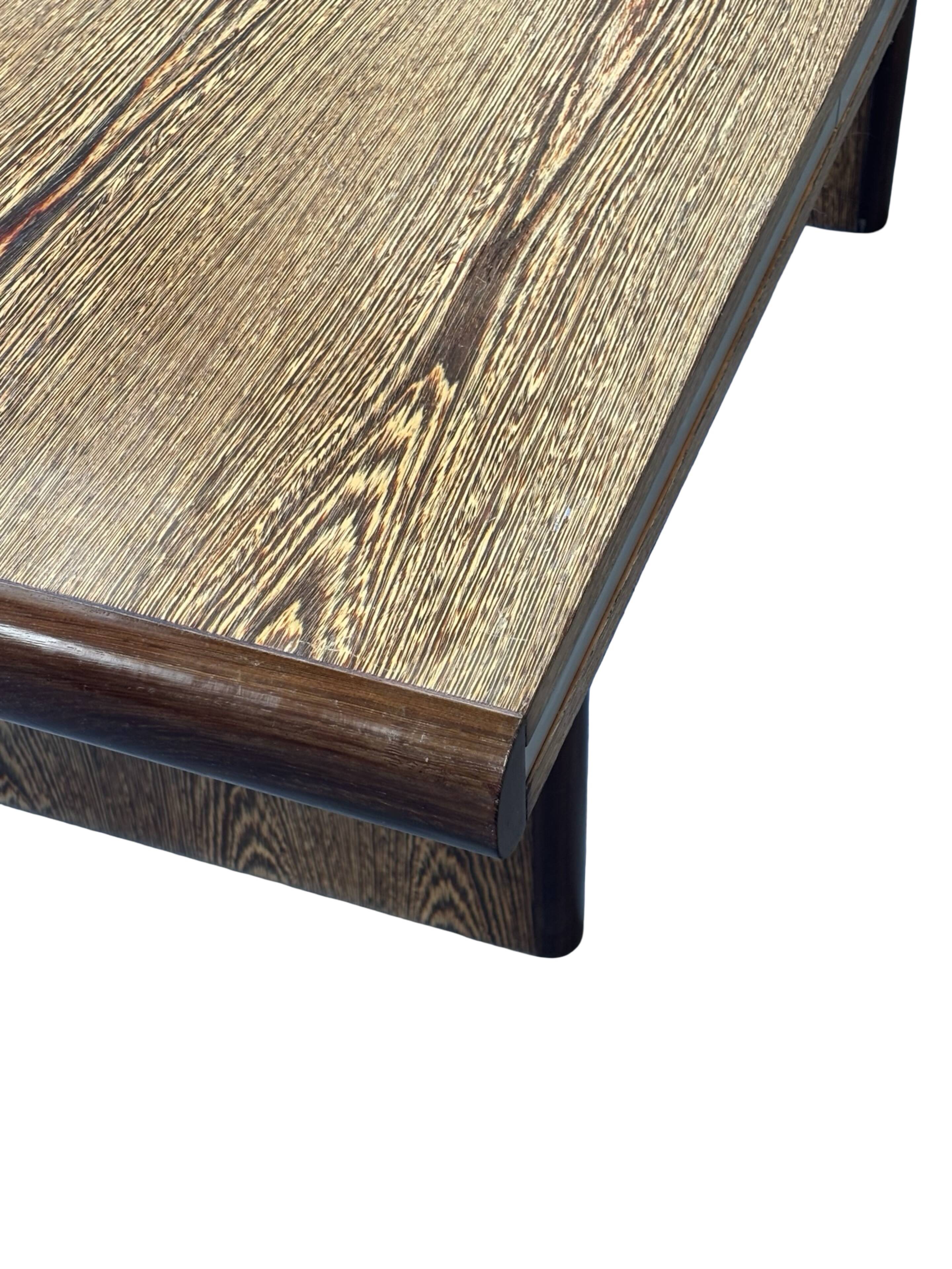 Vintage executive desk - large desk wenge 70s design