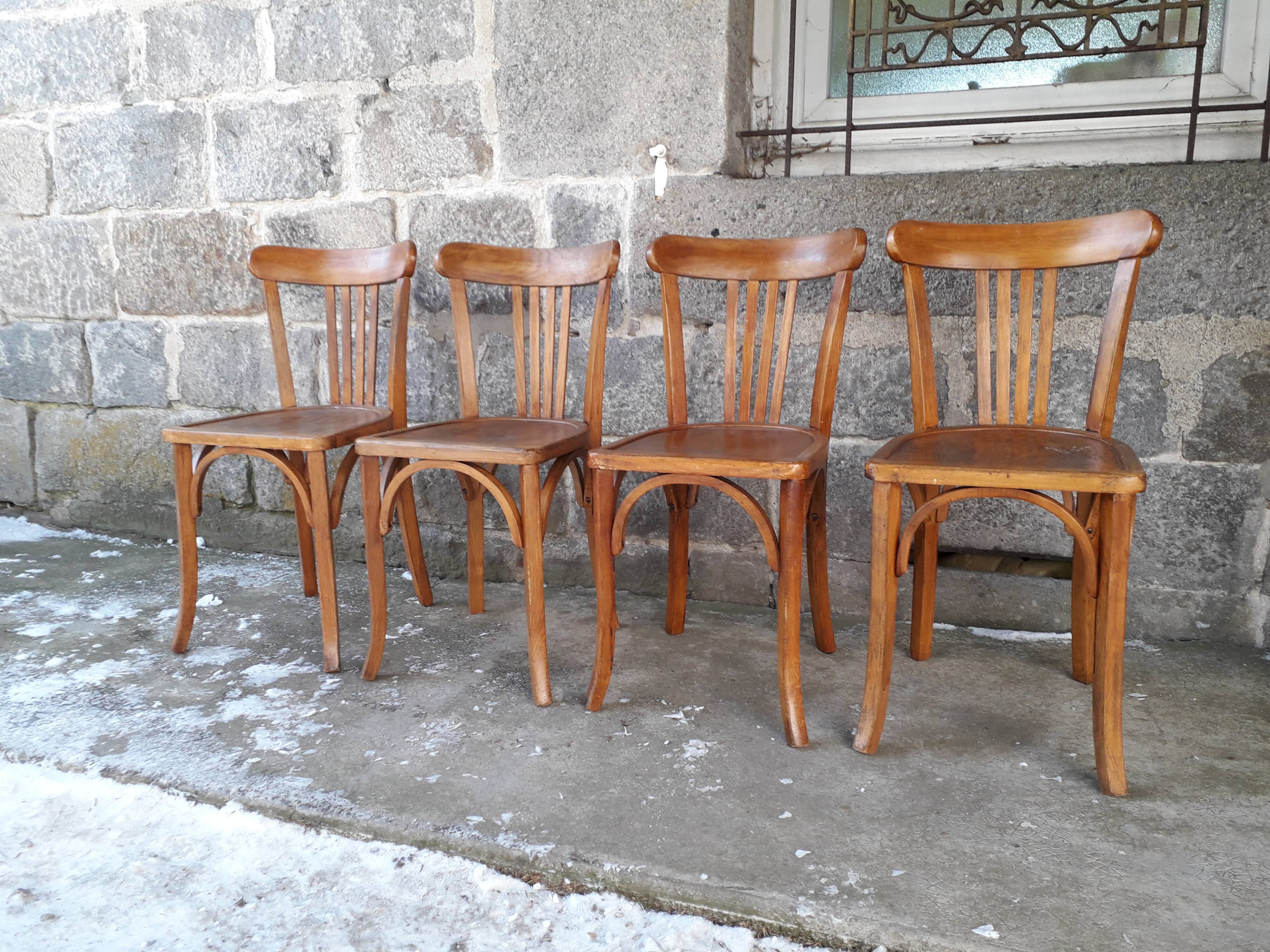 Set of four Luterma bistro chairs