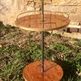 Pedestal table aperitif service