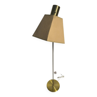 Vintage Retro Brass Reading Floor Lamp by Sweden 1960s
