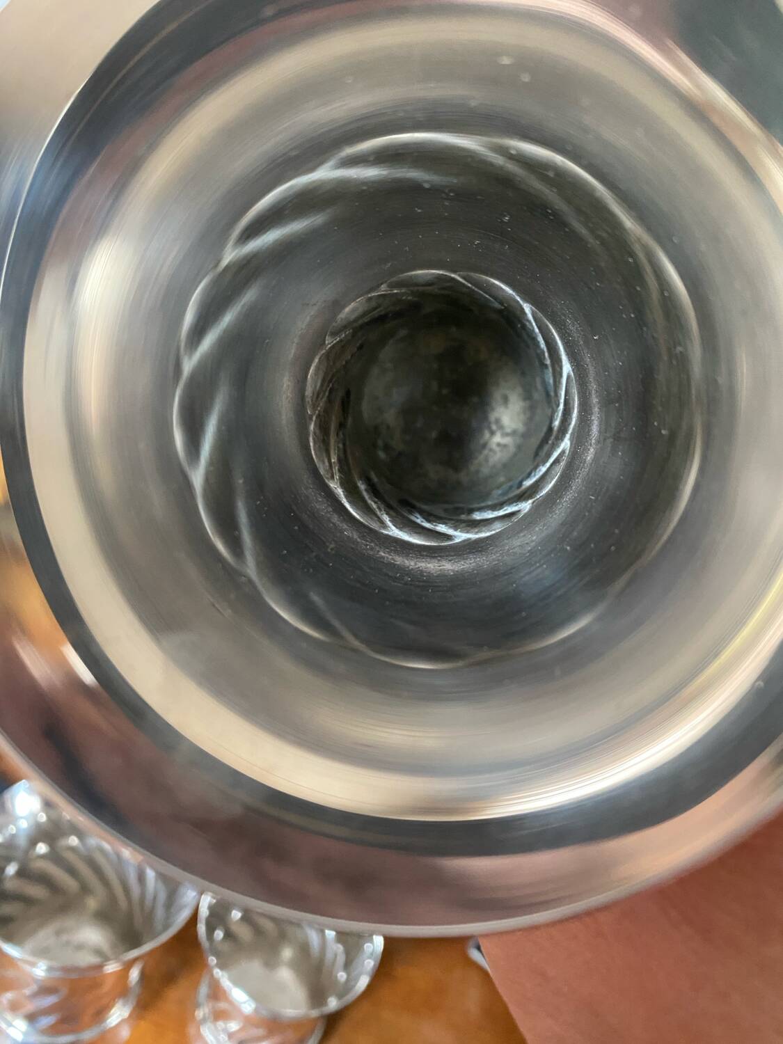 Silver-plated timbales