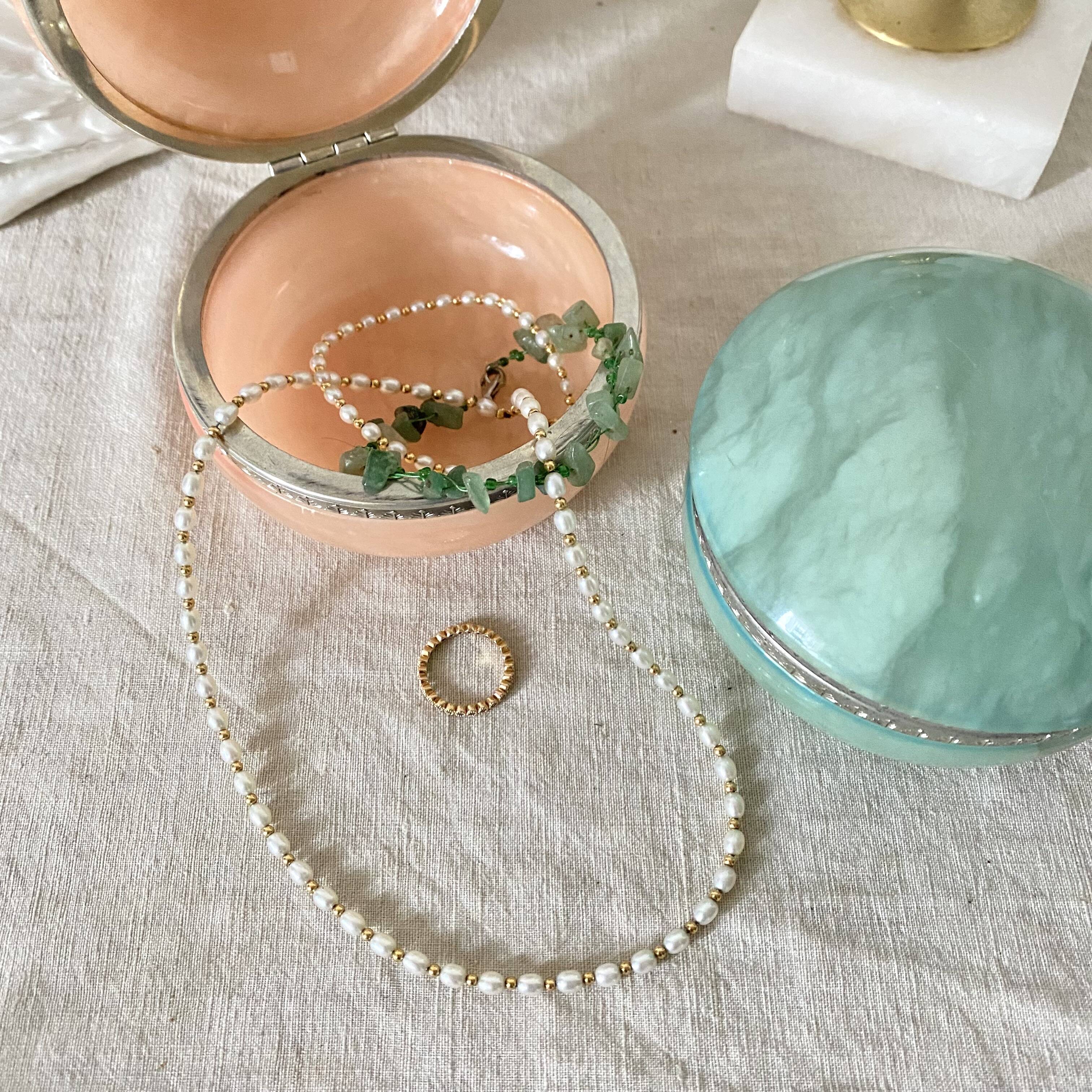Alabaster jewelry boxes