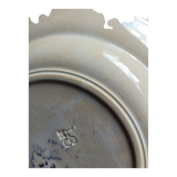 Set of 2 hollow plates Flore U&C Sarreguemines