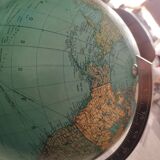 Terrestrial globe old world map