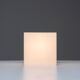 Plexi cubic lamp, Harco Loor, 80s, Netherlands