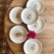Set of 6 vintage soup plates - Pompadour model by Gien