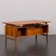 Freestanding teak desk, model 75 Gunni Omann for Omann Jun's Møbelfabrik