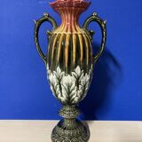 Art Nouveau vase in slip