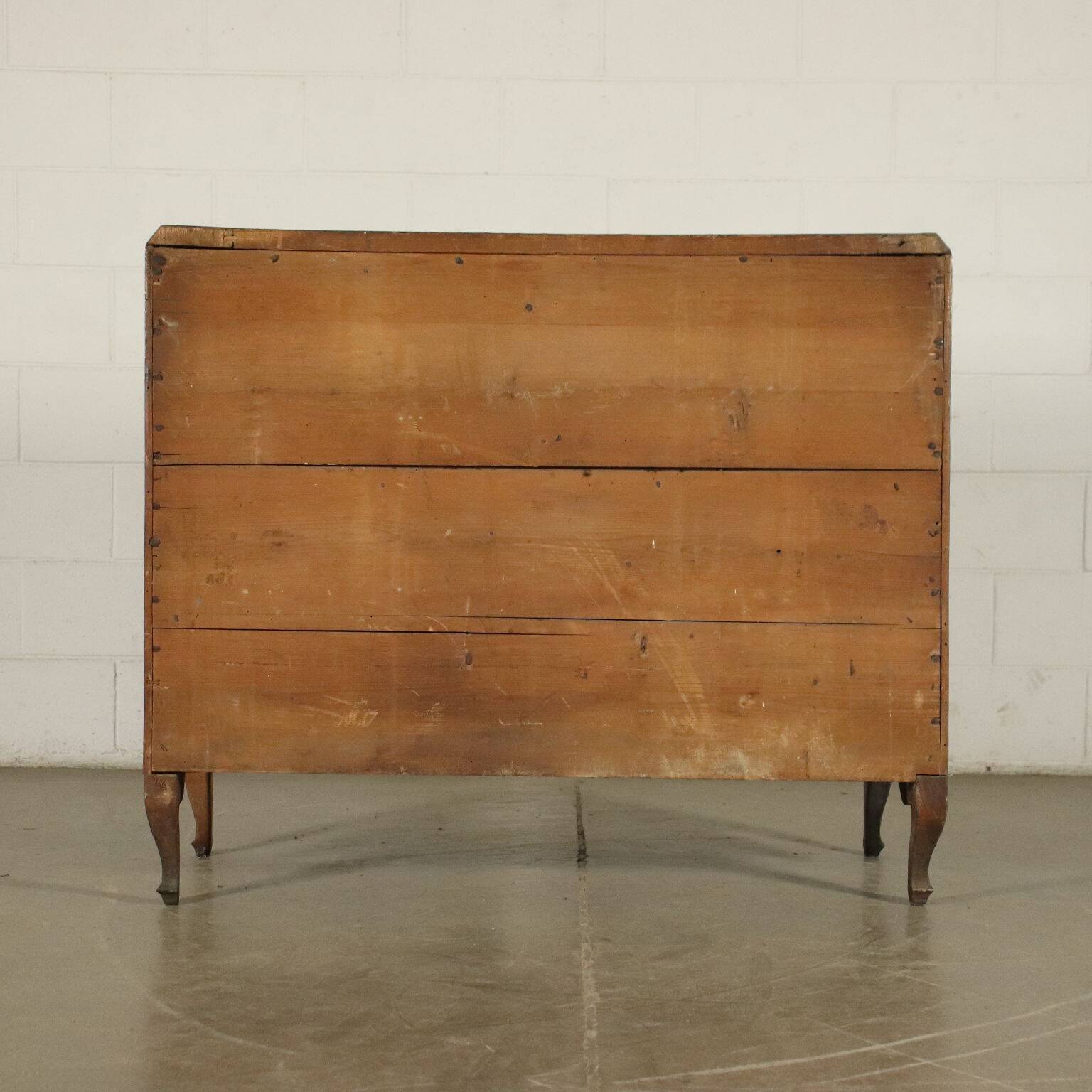 Tuscany baroque secretary with a drop-down front, Italy, 18th century