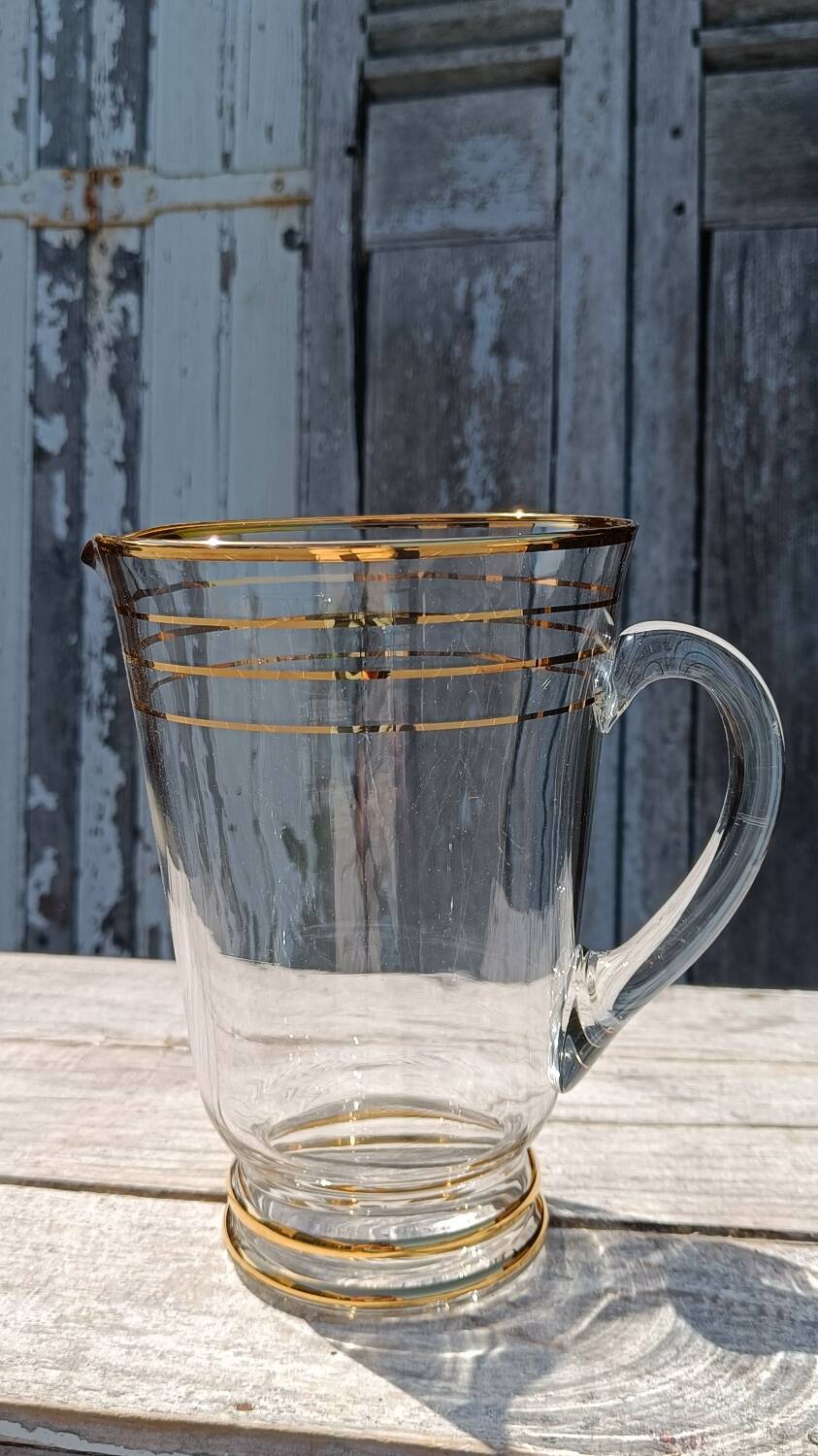 Carafe Art Déco en verre