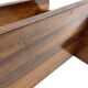 Vintage wooden wall shelve rack bookshelf in wood minimalist