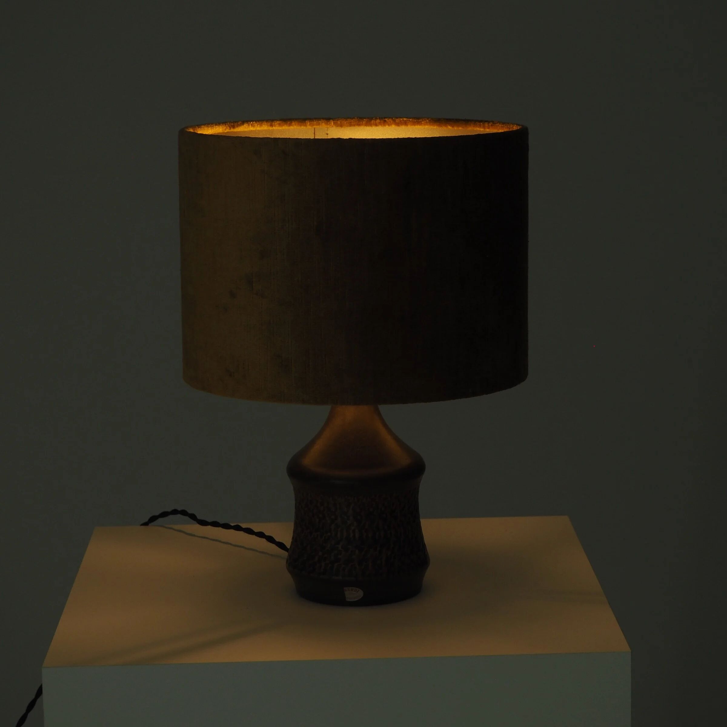 Swedish ceramic table lamp by Henry Brandi for Vejbystrand