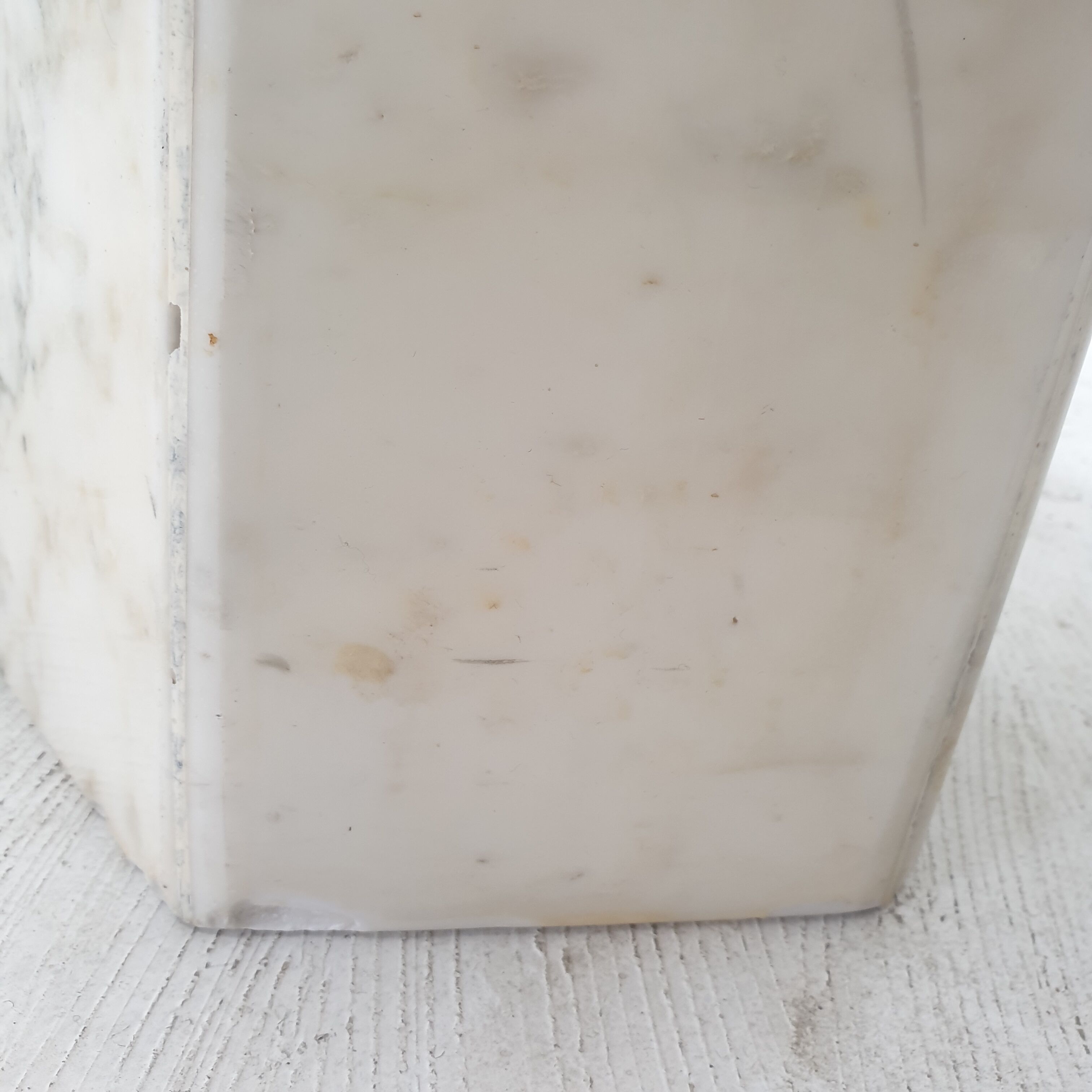Set of 3 Italian Carrara Marble Side Tables, 1980s