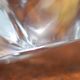 Daum France crystal lamp, vintage lamp, sculptural lamp