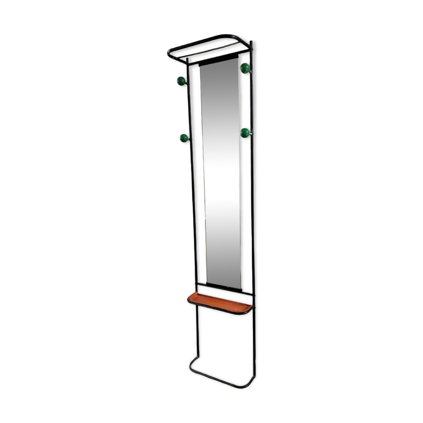 Vintage mirrored coat rack - 1950