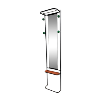 Vintage mirrored coat rack - 1950