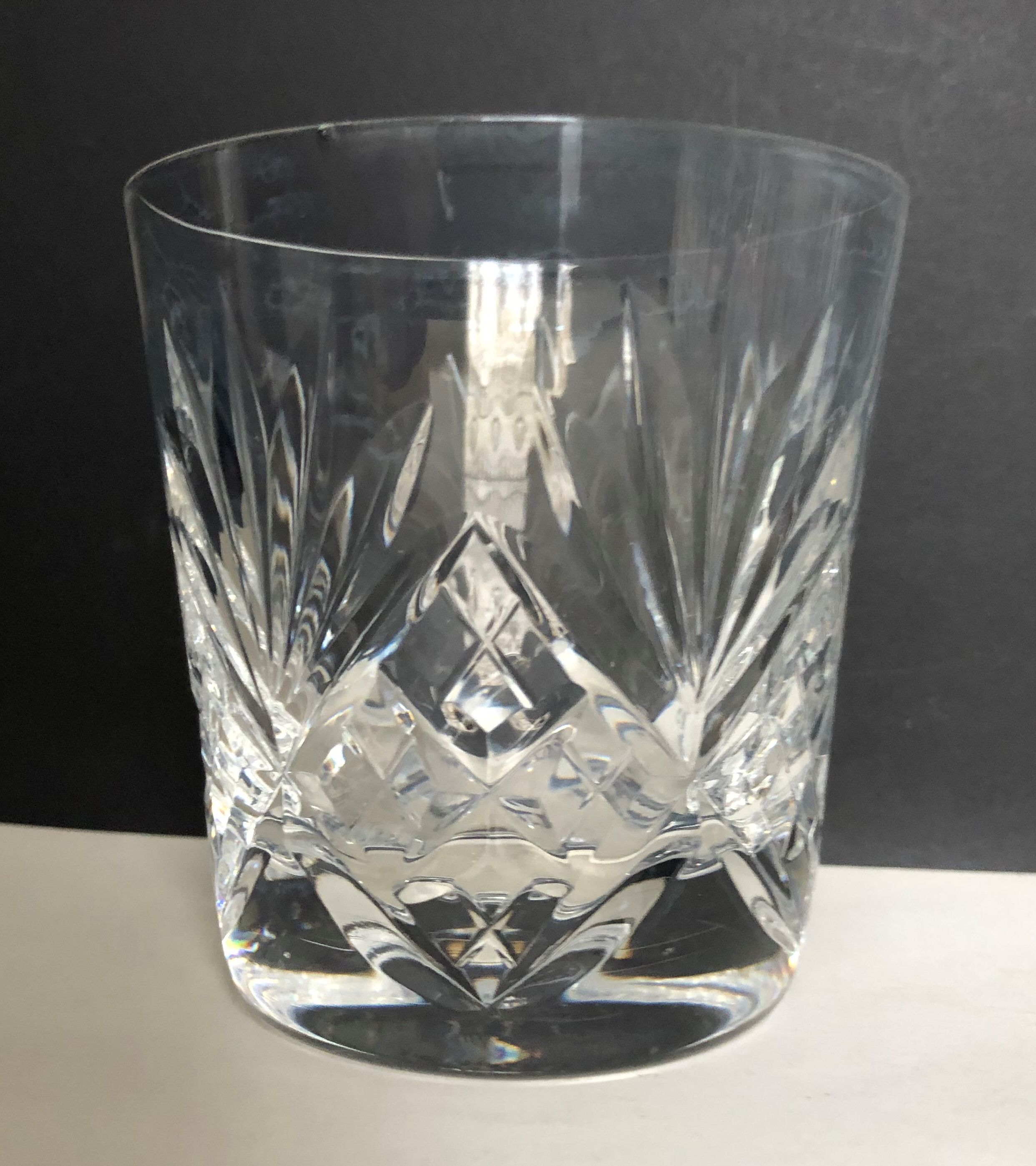 6 Whisky glasses in cut crystal of Saint Louis chantilly model