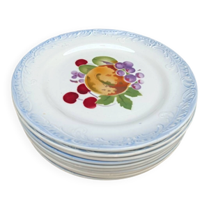 Lot d'assiettes à dessert