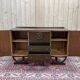 English art deco oak bar