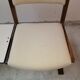 Chair + table on beam vintage 80s