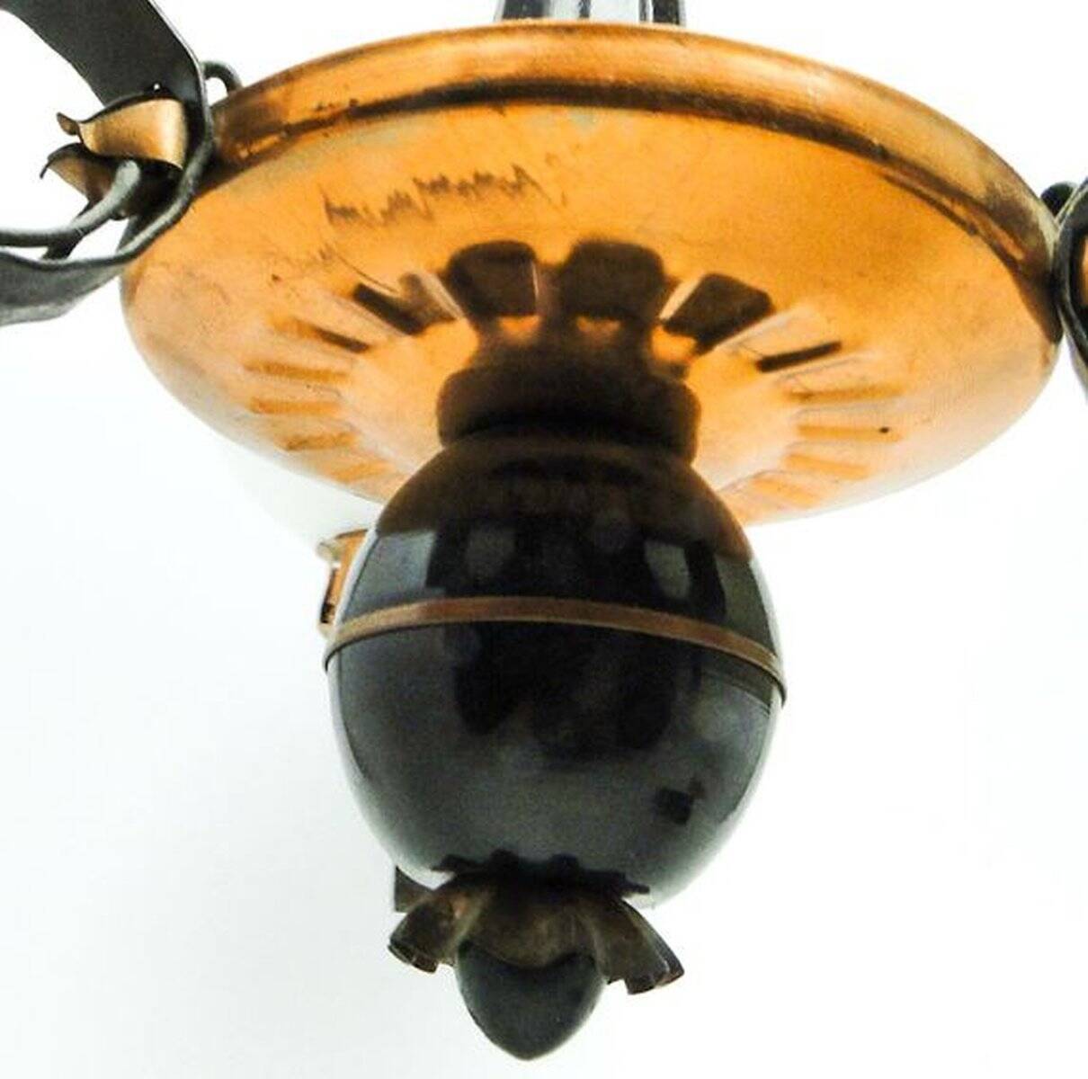 Chandelier du milieu du siècle, Pologne, années 1970