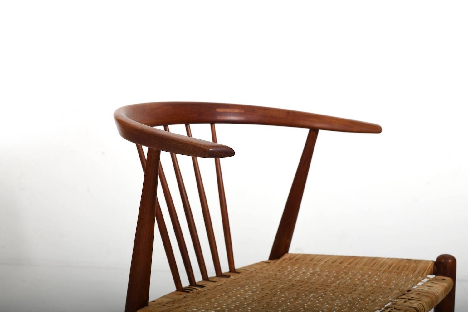 Illum Wikkelsø for N. Eilersen rare Side Chair "24GT" in Teak