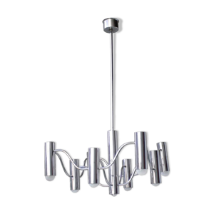 Lustre en chrome par