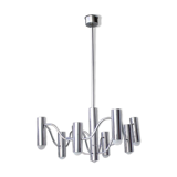 Chandelier in chrome by the Maison Sciolari