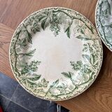 Set of 5 old plates
