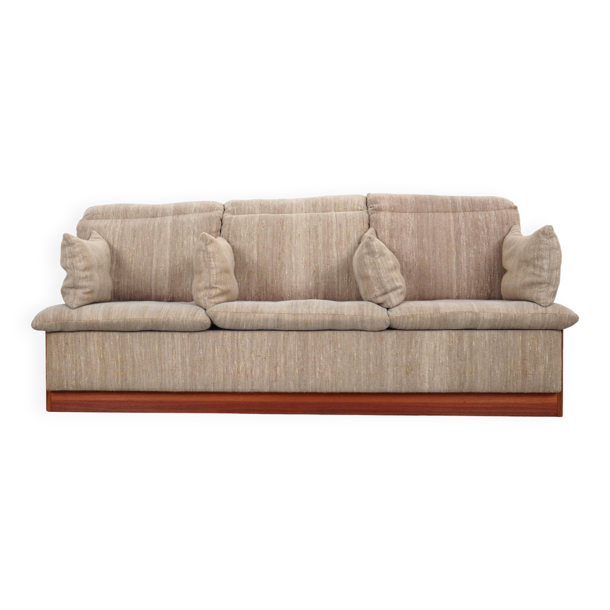 Canapé en teck, design danois, années 1970, production : Danemark