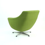 Fauteuil vert du milieu du siècle par Up Zavody, Tchécoslovaquie 1979