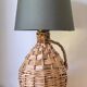 VINTAGE Lady Jeanne LAMP in RATTAN