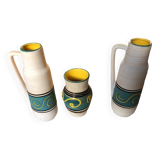 Set of 3 vintage vases