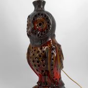 Important "Owl" lamp in ceramic – Walter Gerhards