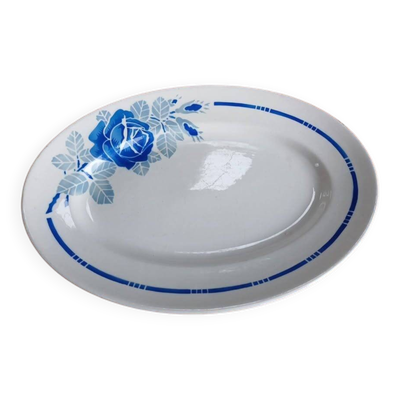 Plat ovale badonvilliers art deco