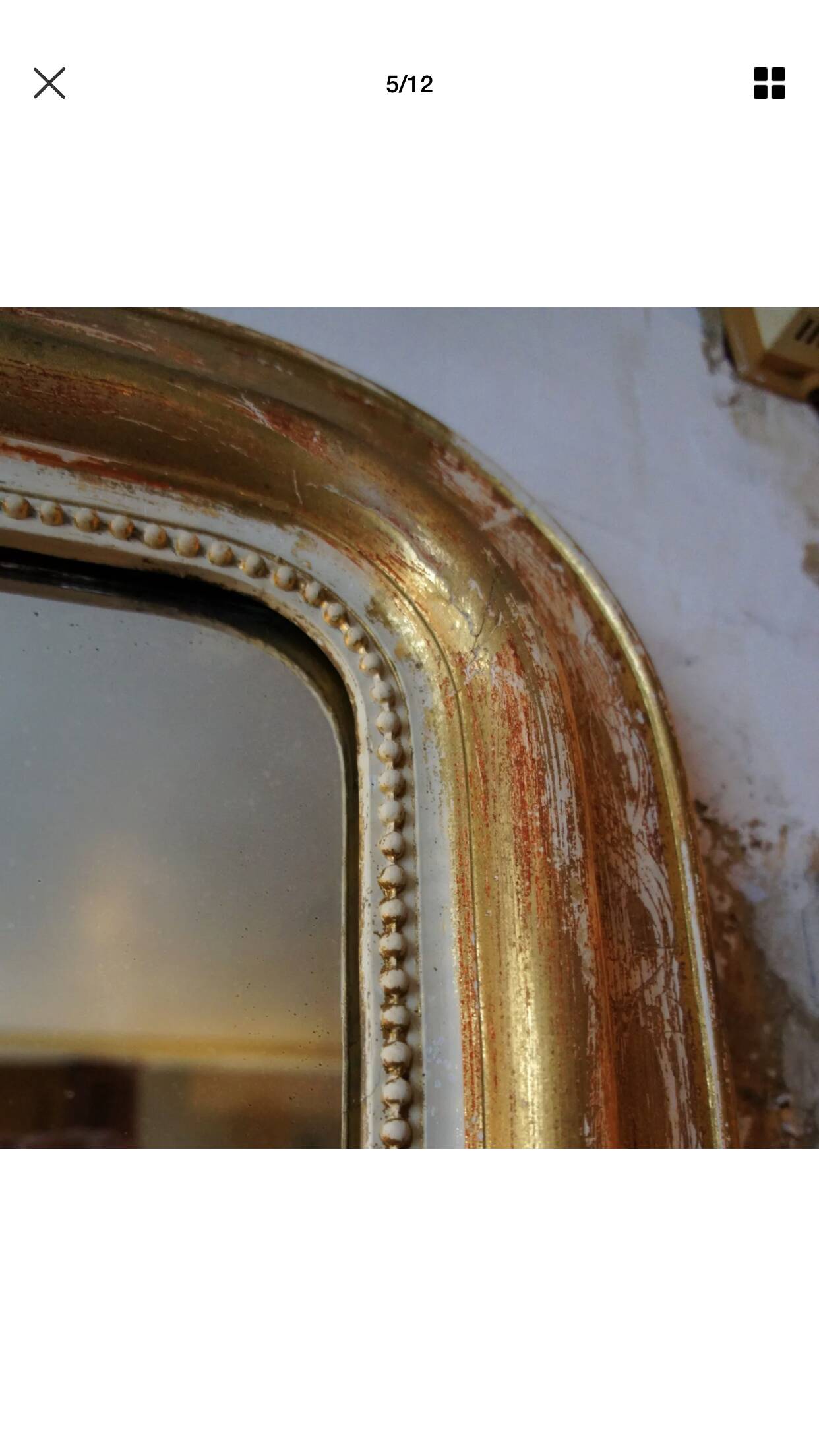 Mirror Louis Philippe former 131x98cm