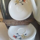 French floral porcelain coffee service