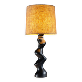Sculptural wooden Typ 42 table lamp by Temde