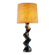 Sculptural wooden Typ 42 table lamp by Temde