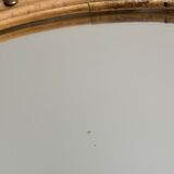 Mirror soleil in ratin 1970 french design 65x84cm