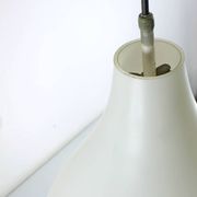 Lisa Johansson-Pape Vintage Opal Glass Pendant – Finnish Mid-Century Light