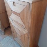 Small solid oak Art Deco sideboard