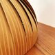 Swedish Mid Century Modern wooden pendant lamp by Hans Agne Jakobsson