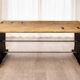 Industrial table – Handmade piece in solid wood and steel