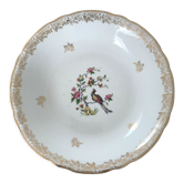 Hollow dish porcelain bird of paradise