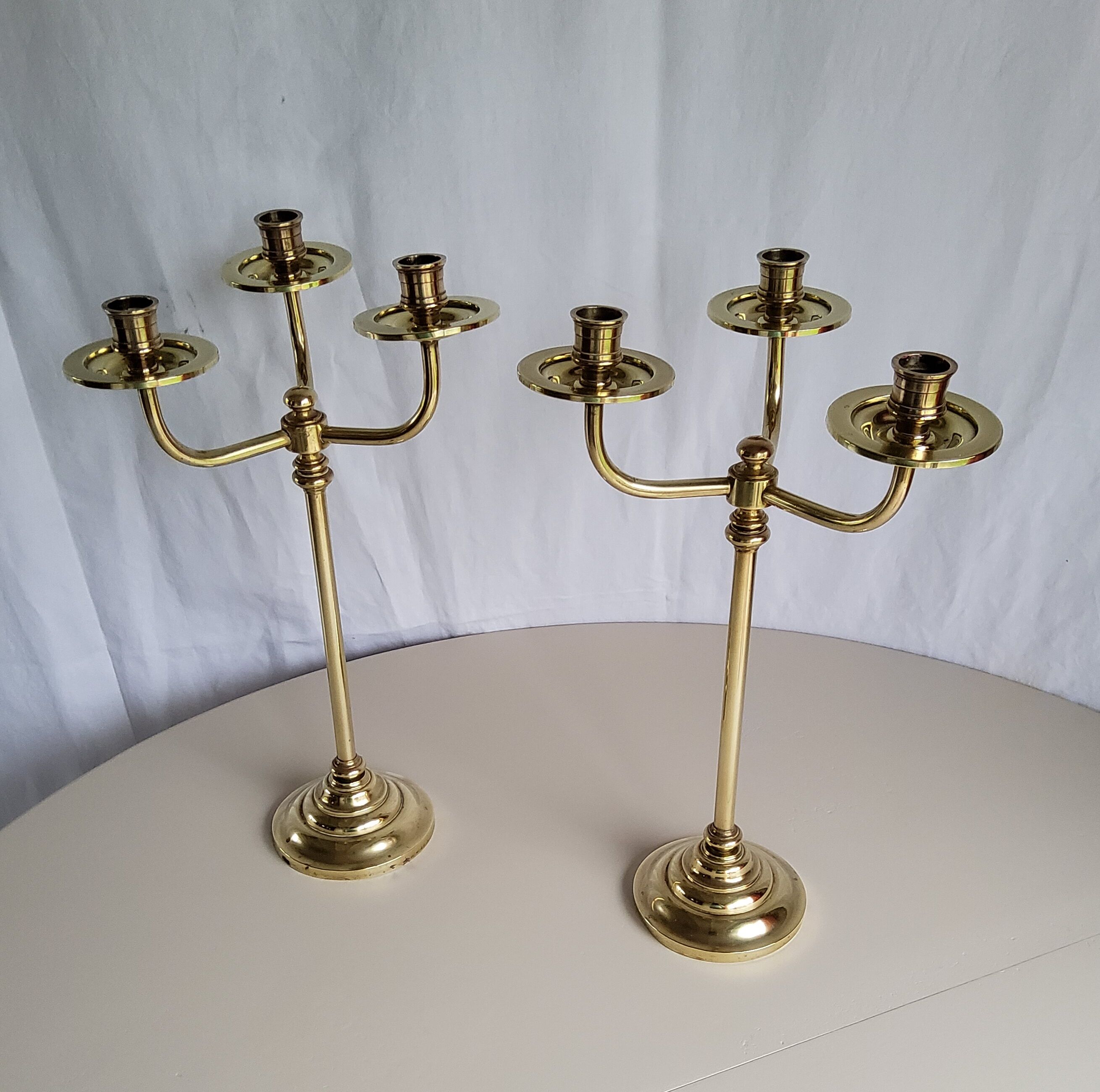 Pair of neo-classical chandeliers